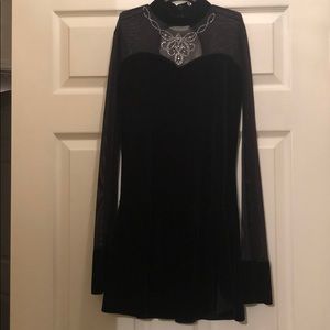 Black skater dance costume